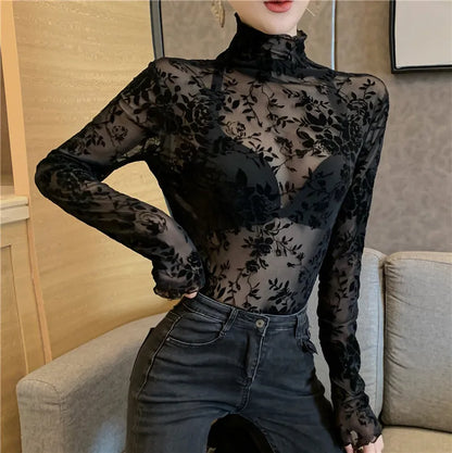 Chloe - Top Transparente Ajustado