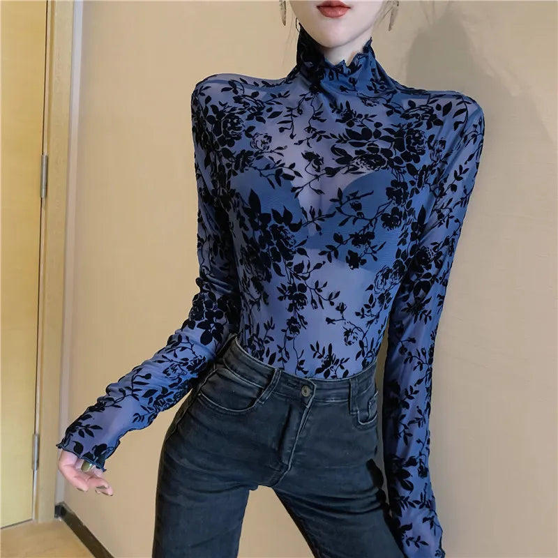 Chloe - Top Transparente Ajustado