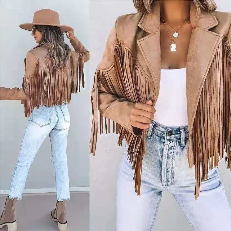 Mia - Bomber Con Flecos