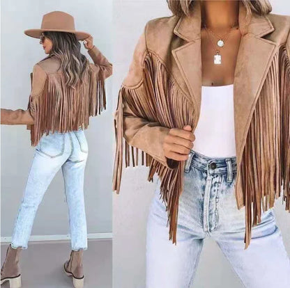 Mia - Bomber Con Flecos