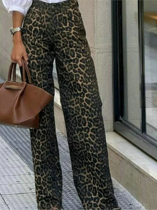 Victoria - Pantalones Leopardo