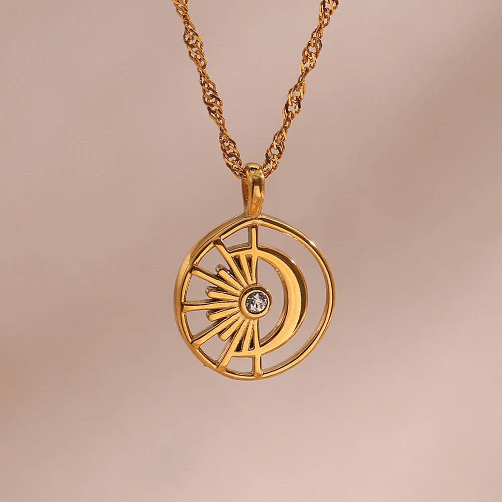Selene – Collar de Acero Inoxidable