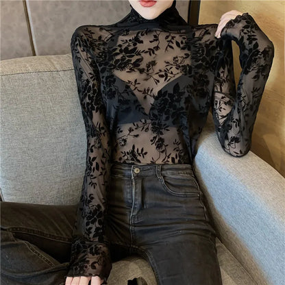 Chloe - Top Transparente Ajustado
