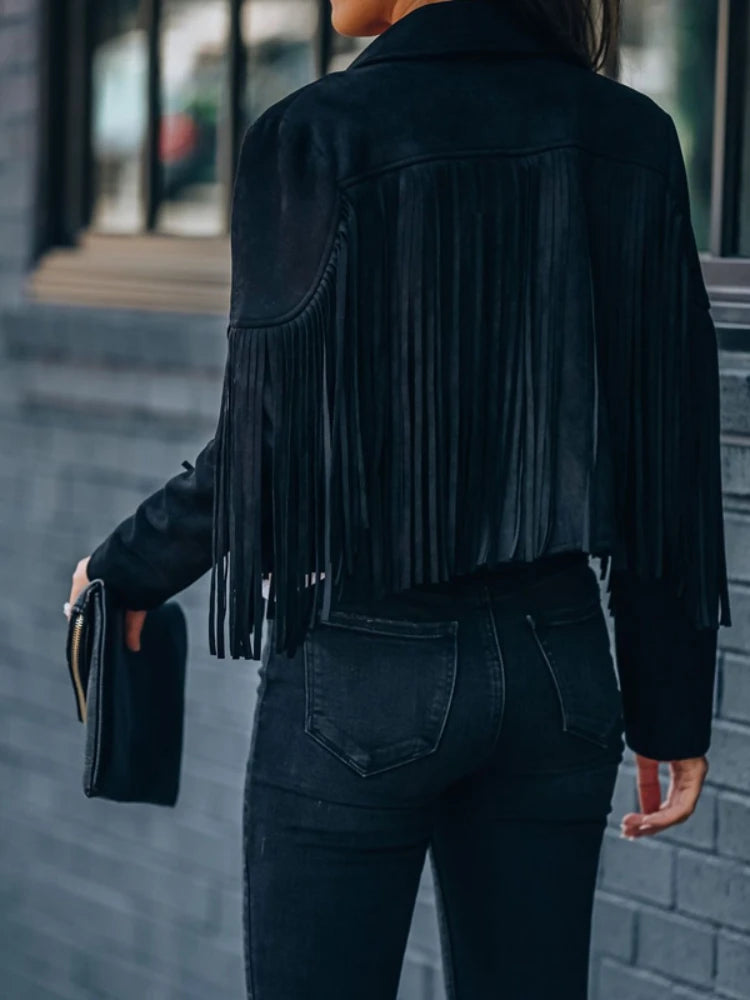 Mia - Bomber Con Flecos