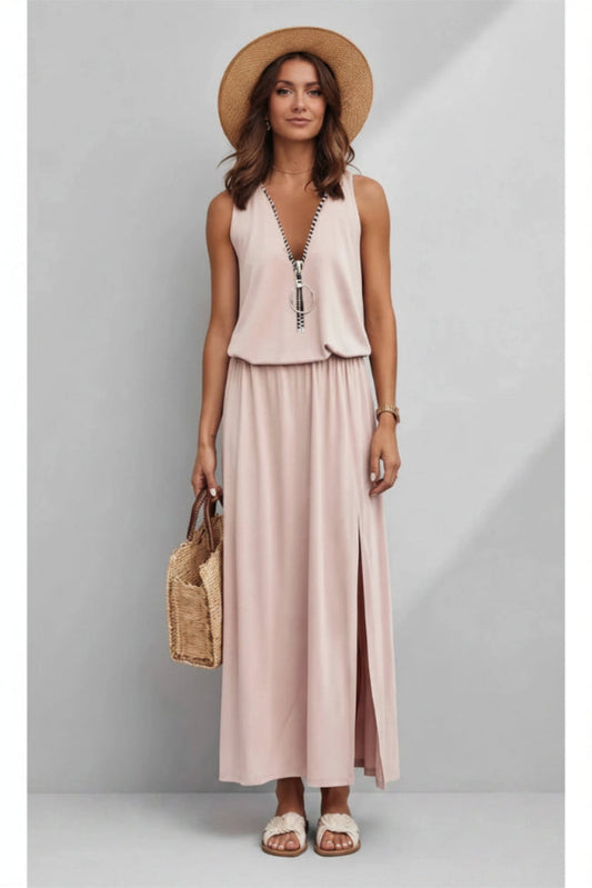 Amara - Vestido Vintage en V