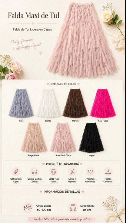 Isabelle - Falda Maxi