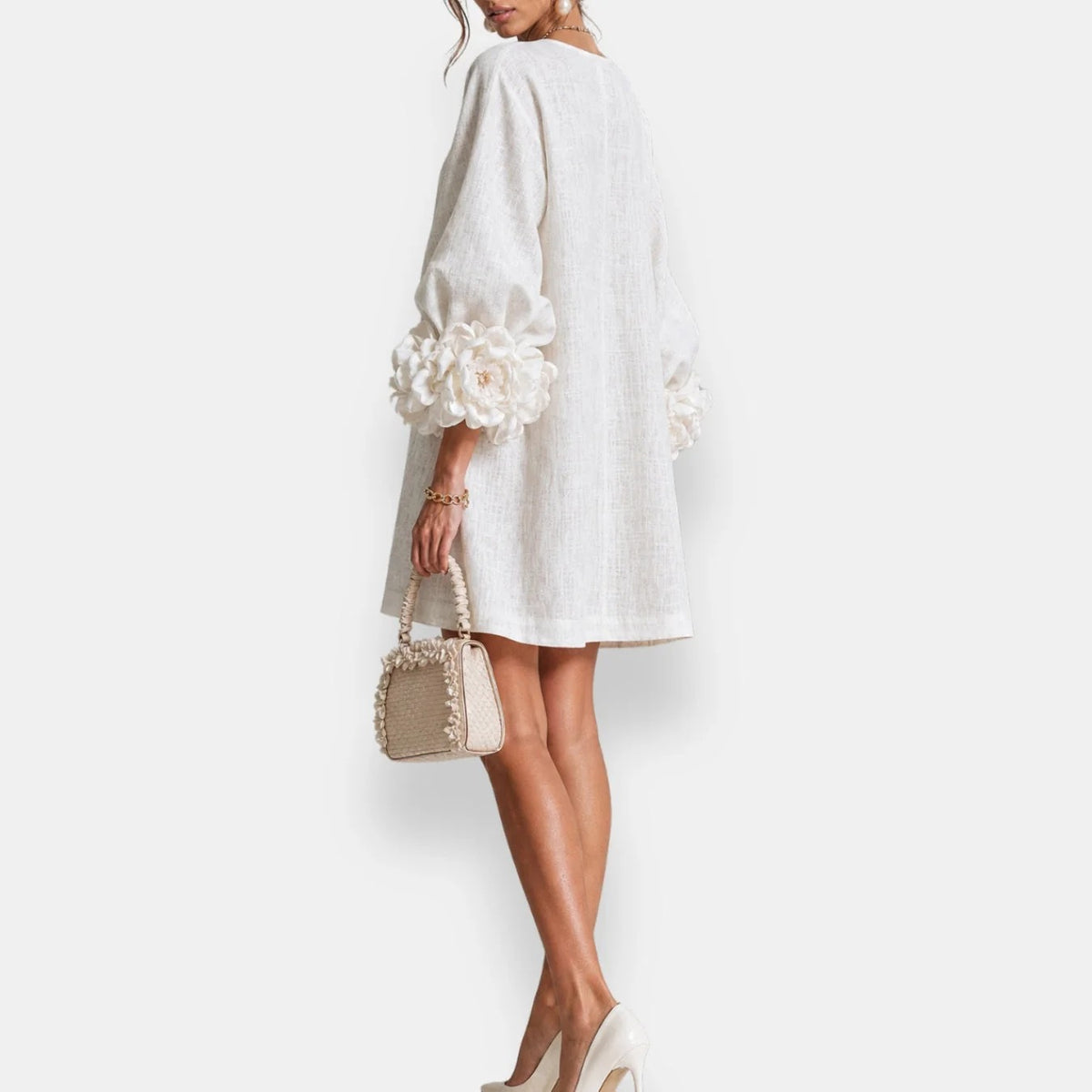 Marcelle - Vestido Floral Con Relieve