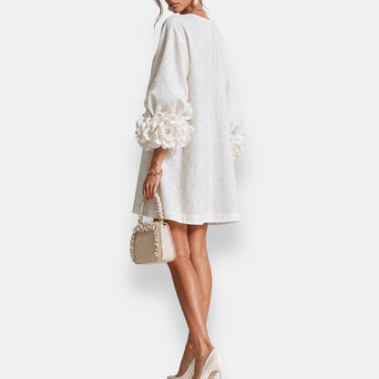 Marcelle - Vestido Floral Con Relieve
