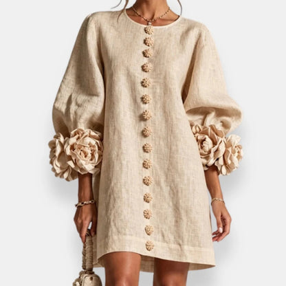 Marcelle - Vestido Floral Con Relieve